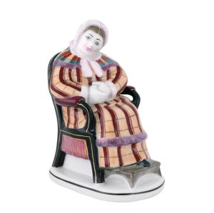 Imperial Porcelain Porcelain Figurine Gogol Dead Souls KOROBOCHKA Imperial Porcelain Porcelain Figurine Gogol Dead Souls KOROBOCHKA