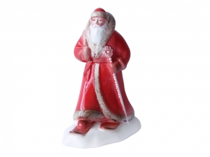 Lomonosov Porcelain Christmas New Year Figurine Red Father Frost Santa Claus Lomonosov Porcelain Christmas New Year Figurine Red Father Frost Santa Claus