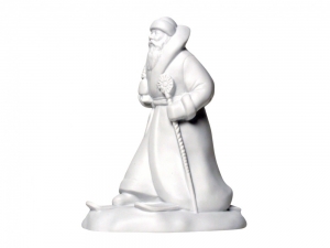 Lomonosov Porcelain Christmas New Year Figurine White Father Frost Santa Claus Lomonosov Porcelain Christmas New Year Figurine White Father Frost Santa Claus