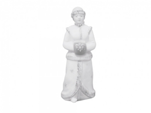 Lomonosov Porcelain Christmas New Year Figurine White Snow Maiden