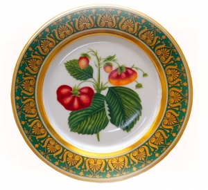 Decorative Wall Plate Strawberries 10.4