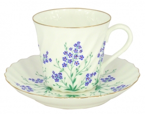 Bone China Twist Tea Cup and Saucer Brook 5.24 fl.oz/155ml Bone China Twist Tea Cup and Saucer Brook 5.24 fl.oz/155ml