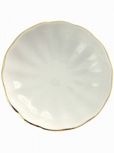 Imperial Porcelain Porcelain Jam Dish Tulip Snow White 3.9
