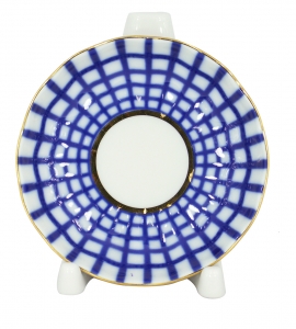 Lomonosov Porcelain Jam Dish Tulip Cobalt Cell 3.9 Lomonosov Porcelain Jam Dish Tulip Cobalt Cell 3.9