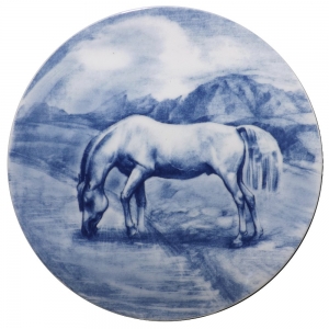 Decorative Wall Plate Pasturing Horse 7.7 Decorative Wall Plate Pasturing Horse 7.7