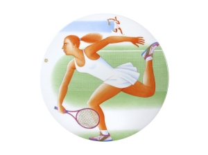 Decorative Wall Plate Summer Olympic Games Tennis 10.8 Decorative Wall Plate Summer Olympic Games Tennis 10.8