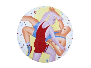 Decorative Wall Plate Summer Olympic Games Freestyle Wrestling 10.8 Decorative Wall Plate Summer Olympic Games Freestyle Wrestling 10.8