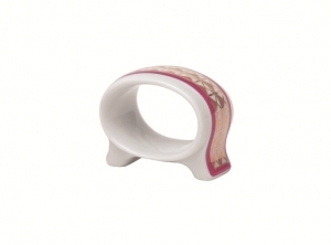 Lomonosov Imperial Porcelain Napkin Ring Youth Moscow River Lomonosov Imperial Porcelain Napkin Ring Youth Moscow River