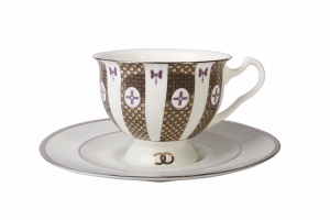 Aisedora Together Forever (1) 8.1 oz/240 ml Lomonosov Bone China Tea Set Aisedora Together Forever (1) 8.1 oz/240 ml Lomonosov Bone China Tea Set