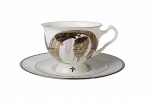 Aisedora Together Forever (2) 8.1 oz/240 ml Lomonosov Bone China Tea Set Aisedora Together Forever (2) 8.1 oz/240 ml Lomonosov Bone China Tea Set