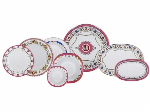 Lomonosov Imperial Porcelain Tableware Dinner Set Cameo 24 pc Lomonosov Imperial Porcelain Tableware Dinner Set Cameo 24 pc