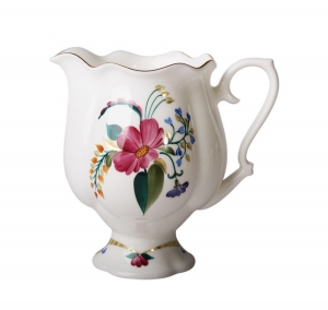 Porcelain Bone China Creamer Natasha Golden Ribbon 10.8 fl.oz/320 ml Porcelain Bone China Creamer Natasha Golden Ribbon 10.8 fl.oz/320 ml