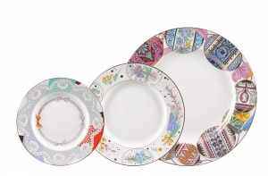Lomonosov Porcelain Dinner Plate Set Easter 3 pieces Lomonosov Porcelain Dinner Plate Set Easter 3 pieces