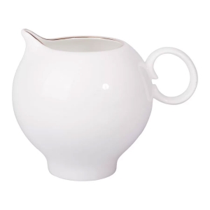 Lomonosov Porcelain Bone China Creamer Apple Golden Edge 7.3 fl.oz/215 ml Lomonosov Porcelain Bone China Creamer Apple Golden Edge 7.3 fl.oz/215 ml