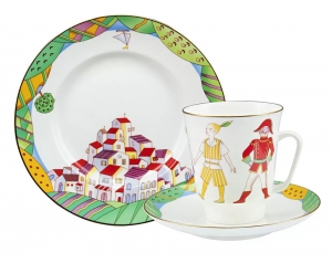 Bone China Cup and Saucer May Ballet Cipollino (Karen Khachaturyan) Bone China Cup and Saucer May Ballet Cipollino (Karen Khachaturyan)
