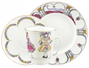 Bone China Cup and Saucer May Ballet Sleeping Beauty (Tchaikovsky)