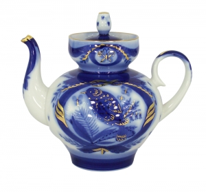 Lomonosov Imperial Porcelain Teapot Bud Goldfinch 3 Cup 20 oz/600 ml Lomonosov Imperial Porcelain Teapot Bud Goldfinch 3 Cup 20 oz/600 ml