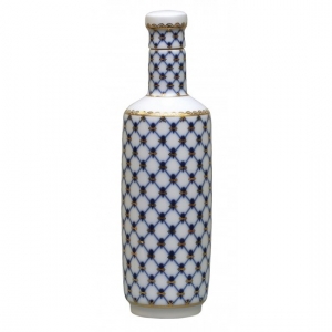 Lomonosov Imperial Porcelain Whiskey/Vodka Decanter Сylinder Cobalt Net 20 oz/600 ml Lomonosov Imperial Porcelain Whiskey/Vodka Decanter Сylinder Cobalt Net 20 oz/600 ml