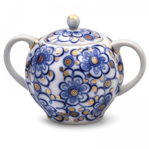 Lomonosov Imperial Porcelain Sugar Bowl Bindweed 15 oz/450 ml Lomonosov Imperial Porcelain Sugar Bowl Bindweed 15 oz/450 ml