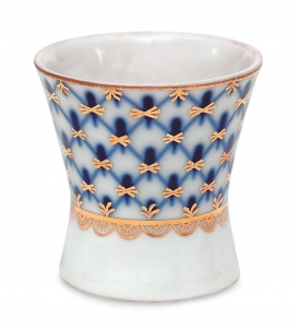Lomonosov Porcelain Cobalt Net Egg Holder Cup Lomonosov Porcelain Cobalt Net Egg Holder Cup