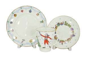 Lomonosov Imperial Porcelain Bone China Cup and Saucer May Ballet Nutcracker 5.6 fl.oz/165 ml 3 pc Lomonosov Imperial Porcelain Bone China Cup and Saucer May Ballet Nutcracker 5.6 fl.oz/165 ml 3 pc