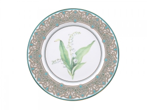 Lomonosov Porcelain Decorative Plate Lily of the Valley 10.6 Lomonosov Porcelain Decorative Plate Lily of the Valley 10.6