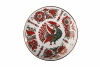 Decorative Wall Plate Red Fire Bird 7.7"/195 mm Lomonosov Imperial Porcelain