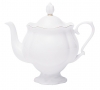 Lomonosov Imperial Porcelain Bone China Teapot "Golden Ribbon"