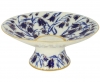 Lomonosov Imperial Porcelain Candy Vase Bluebells 7.6" D