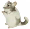 Chinchilla Standing Grey Lomonosov Imperial Porcelain Figurine