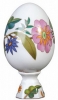 Easter Egg on Stand Colorful Wreath Lomonosov Imperial Porcelain