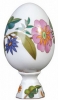 Easter Egg on Stand Colorful Wreath Lomonosov Imperial Porcelain