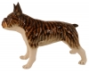 French Bulldog Lomonosov Porcelain Figurine
