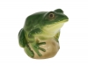 Frog on Rock Green Colored Lomonosov Imperial Porcelain Figurine