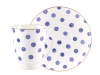 Lomonosov Bone China Porcelain Coffee Cup May Polka Dot 5.6 fl.oz 165 ml 2 pc