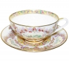 Lomonosov Imperial Porcelain Bona China Cup and Saucer Dome Eden