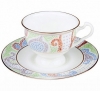 Lomonosov Imperial Porcelain Bone China Cup and Saucer Blue Marietal