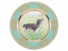 Lomonosov Porcelain Decorative Wall Plate Spaniel Dog
