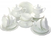 Lomonosov Imperial Porcelain Tea Set Service Natasha Golden Ribbon 20 pc