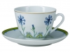 Lomonosov Imperial Porcelain Tea Cup Set Spring Blue Cornflower 7.8 oz/230ml