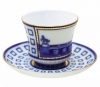 Lomonosov Imperial Porcelain Tea Set Cup and Saucer Anichkov Bridge 7.4 oz/220 ml