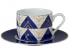Lomonosov Imperial Porcelain Tea Set Cup and Saucer Solo Kalevala 10.1oz/300 ml