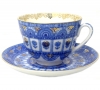 Lomonosov Imperial Porcelain Tea Set Cup and Saucer Spring Arches 7.8 oz/230 ml