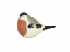 Winter Bullfinch Bird Lomonosov Imperial Porcelain Figurine
