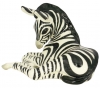 Zebra Relaxing Lomonosov Imperial Porcelain Figurine