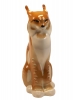 Lynx Bobcat Lomonosov Imperial Porcelain Figurine