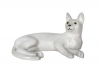 Snow White Domestic Cat Lomonosov Porcelain Figurine