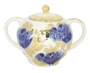 Lomonosov Imperial Porcelain Sugar Bowl Tulip Golden Garden 15 oz/450 ml