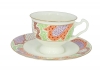  Bone China Tea Set Orange Marietal 8.12 fl.oz/240 ml 2pc