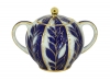 Lomonosov Imperial Porcelain Sugar Bowl Winter Night 15 oz/450 ml